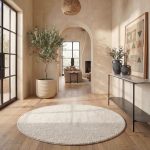 Ivory Handmade WoolBlend Textured Area Rug