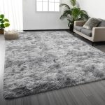 Pink sheepskin fluffy furry washable shag runner rug.